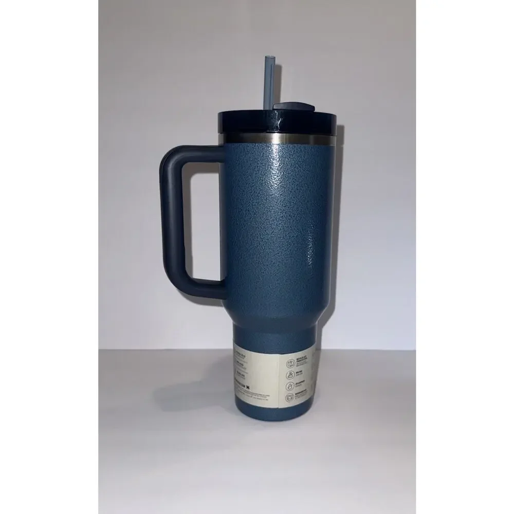 Stanley 40 oz Quencher Tumbler H2.0 Hammertone Lake Blue Dick’s Exclusive NWT